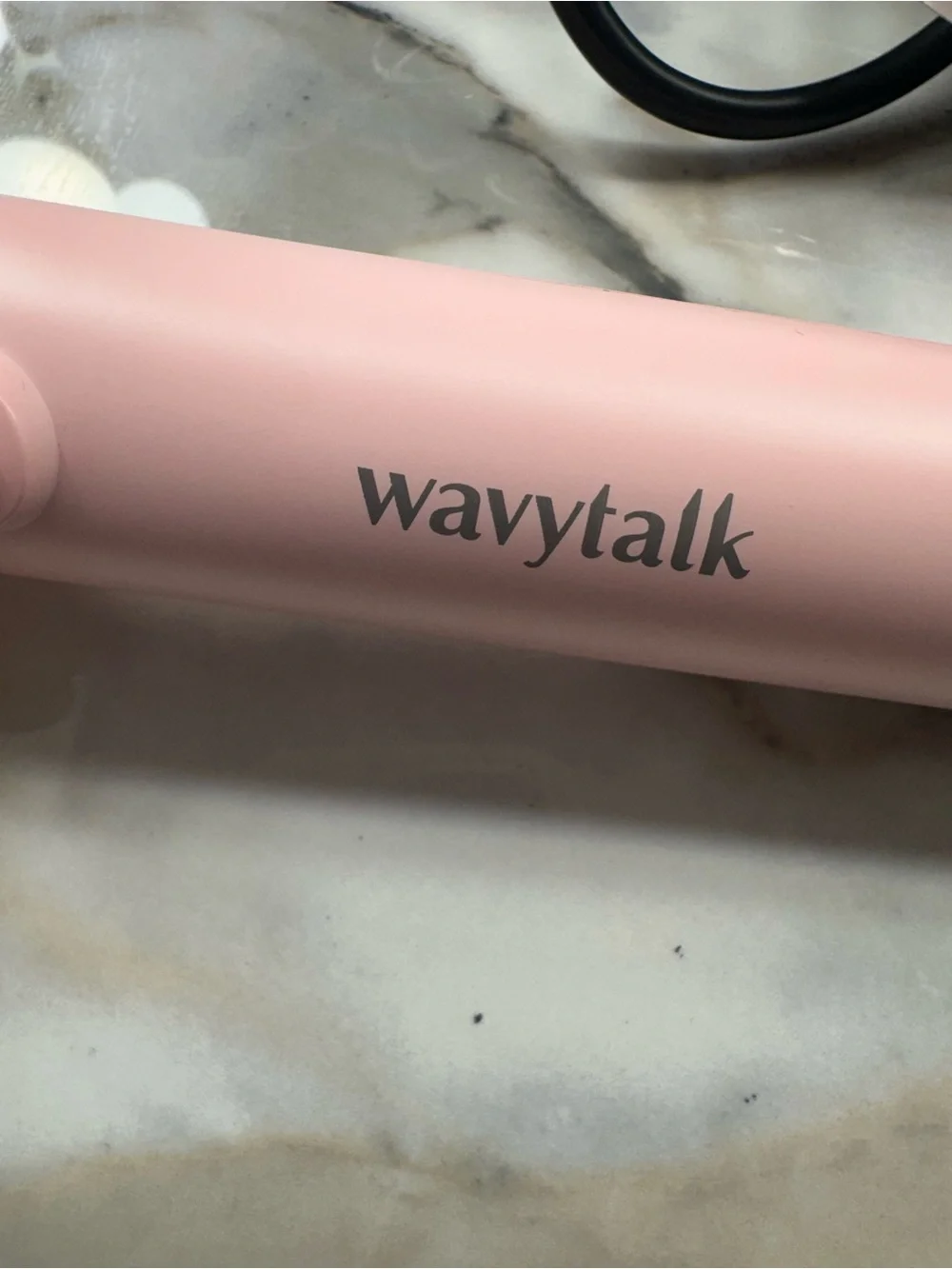 Wavytalk Pink Rotating Curling Wand for Women - Sleek Automatic Hair Curler